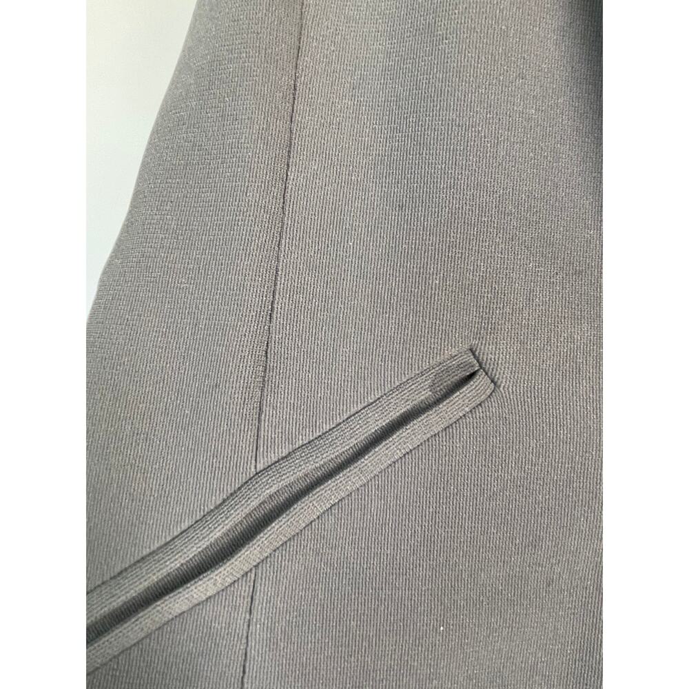 BOSTON PROPER Beyond Travel Collection olive green cold shoulder cutout blazer - Picture 6 of 11